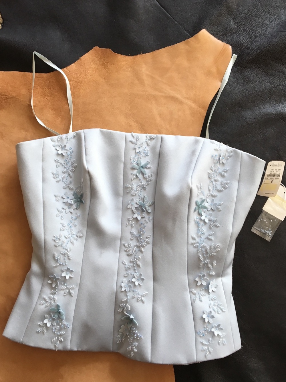 LOVELY PALE BLUE CORSET • KAY UNGER